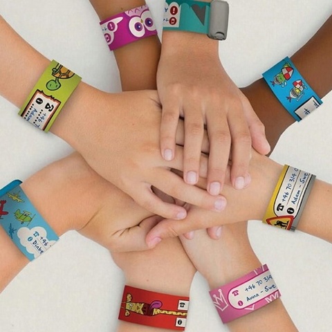Infoband I.D. Travel Wrist Band for Kids - Yolo