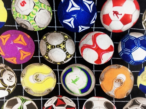 Kids Cotton Wash Bag - Football Fun